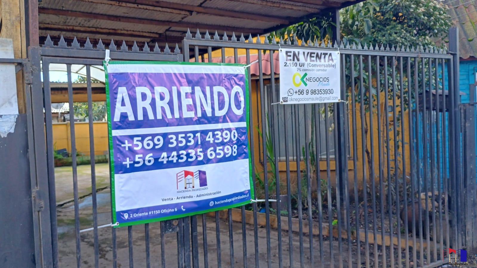 Arrendamos casa sector Sur Poniente Talca
